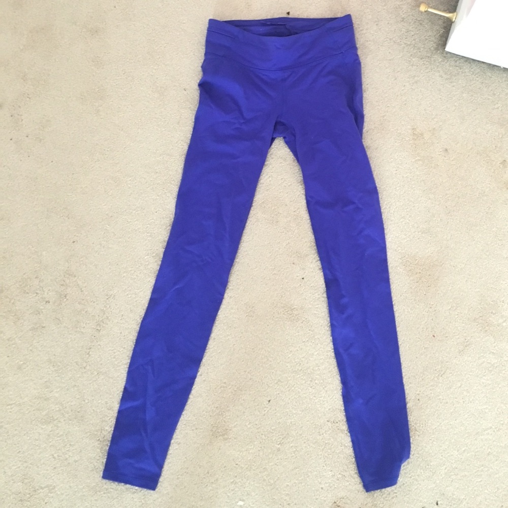 Purple workout leggings